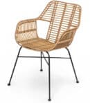 Palm armchair beige